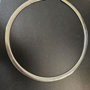 Elegant Silver Choker Necklace